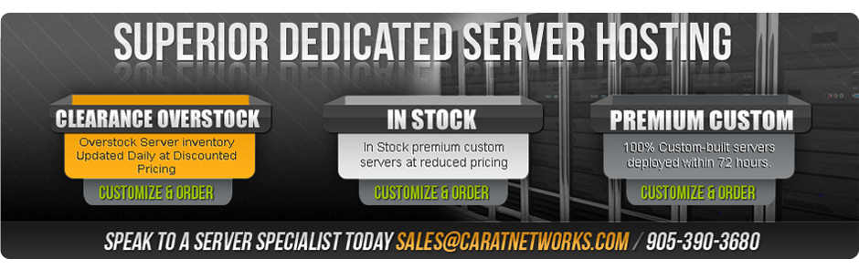 Premium dedicated server solutions customized to your specifications.
